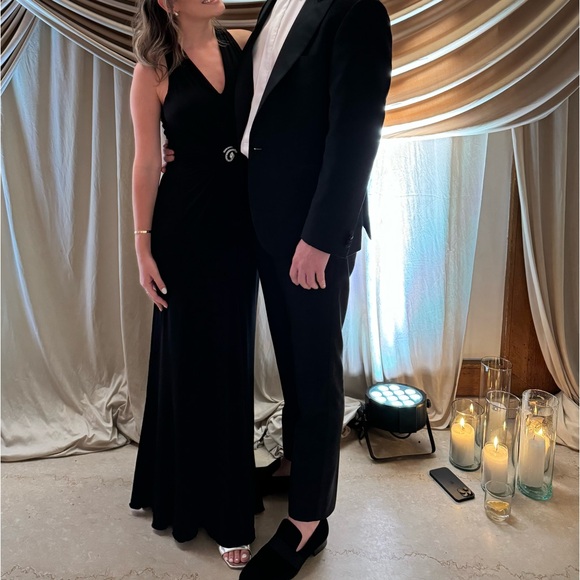 Roberto cavali black evening gown with snake embellishment - Picture 5 of 5